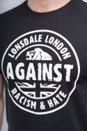 Lonsdale Against Racism T-Shirt Black L
