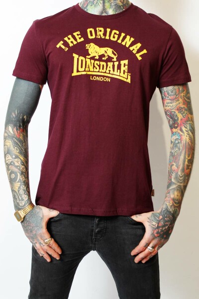 Lonsdale Original T-Shirt Oxblood