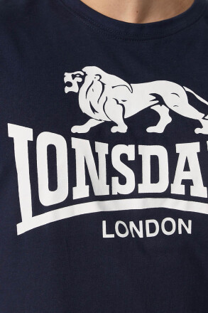 Lonsdale Logo T-Shirt Navy