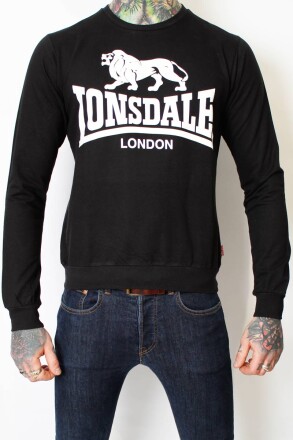 Lonsdale Gosport Sweater Black