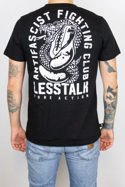 Less Talk T-Shirt Snake Black