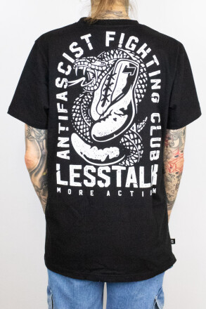 Less Talk T-Shirt Snake Black