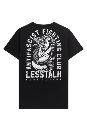 Less Talk T-Shirt Snake Black
