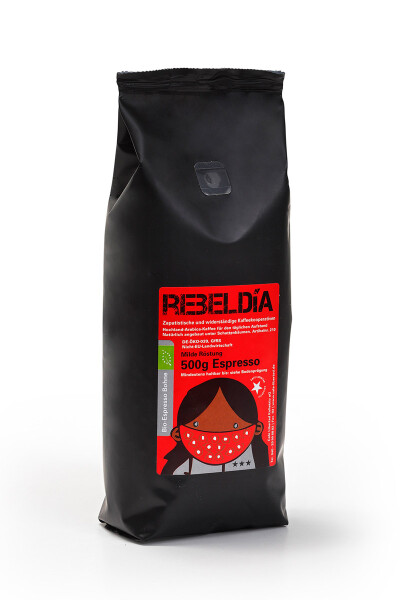 Cafe Libertad Bio Espresso Rebel Dia ganze Bohne 500g