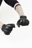 Gloves Quartzsand Leather Black XL