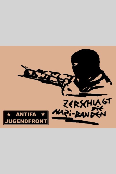Sticker Zerschlagen (A7, 25 Stck)