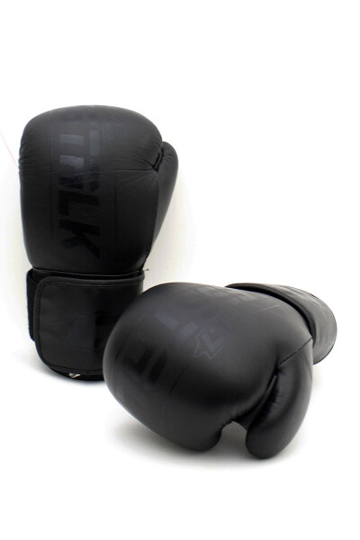 Less Talk Athletics Boxing Gloves Black 14oz