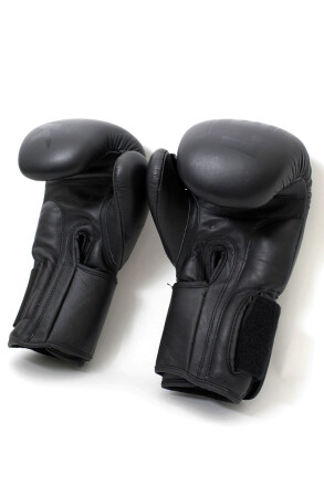 Less Talk Athletics Boxing Gloves Black 14oz