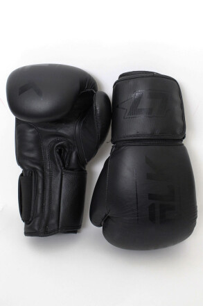 Less Talk Athletics Boxing Gloves Black 14oz