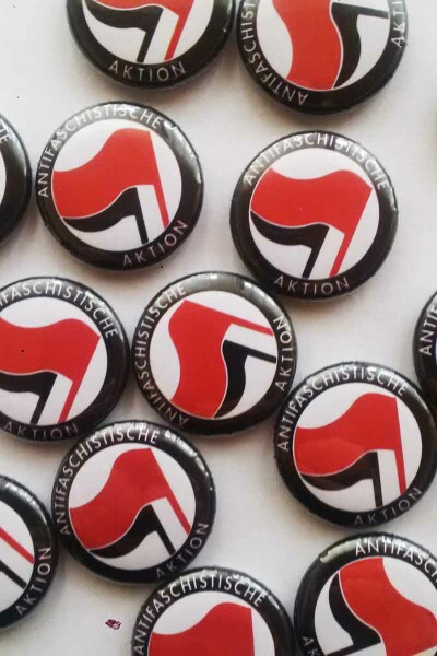 True Rebel Button Antifa Black
