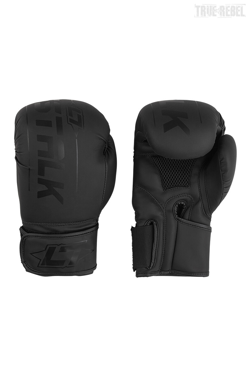 Less Talk Athletics Boxing Gloves Vegan Black 16oz, 49,90