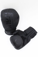 Less Talk Athletics Boxing Gloves Vegan Black 16oz