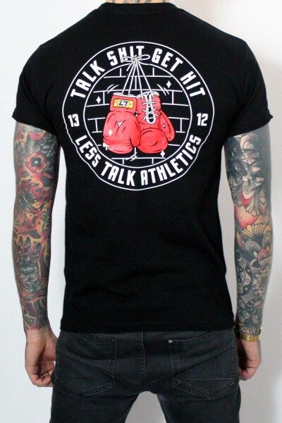 Less Talk T-Shirt Talk Shit Black