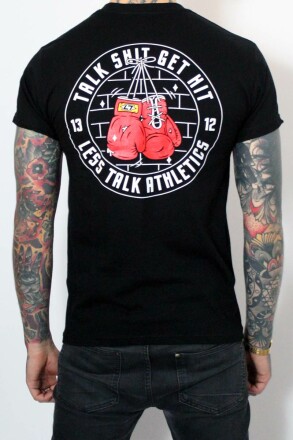 Less Talk T-Shirt Talk Shit Black