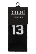 Sixblox. Socks 1312 Black White EU35-38