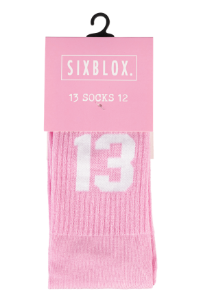 Sixblox. Socks 1312 Pink White EU35-38