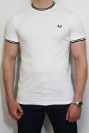 Fred Perry Twin Tipped T-Shirt White Black