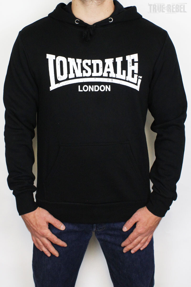 Lonsdale Wolterton Hoodie Black