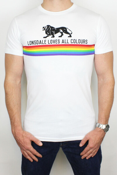 Lonsdale T-Shirt Nelson White