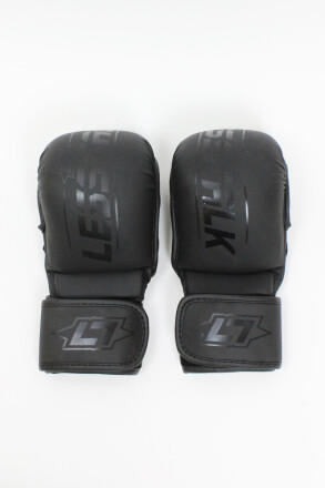 Less Talk Athletics MMA Sparring Gloves Vegan Black