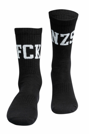 True Rebel Socks FCK NZS Black EU39-42