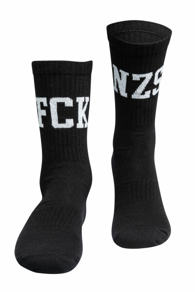 True Rebel Socks FCK NZS Black EU43-46