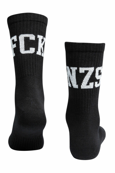 True Rebel Socks FCK NZS Black EU43-46