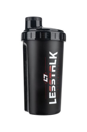 Less Talk Shaker 700ml Black