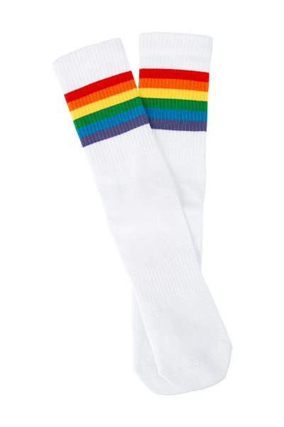 Sixblox. Socks Pride White