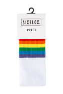 Sixblox. Socks Pride White