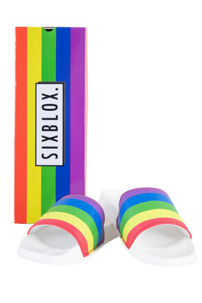 Sixblox. Flip Flops Pride White 