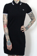 Fred Perry Ladies Twin Tipped Dress Black White 10