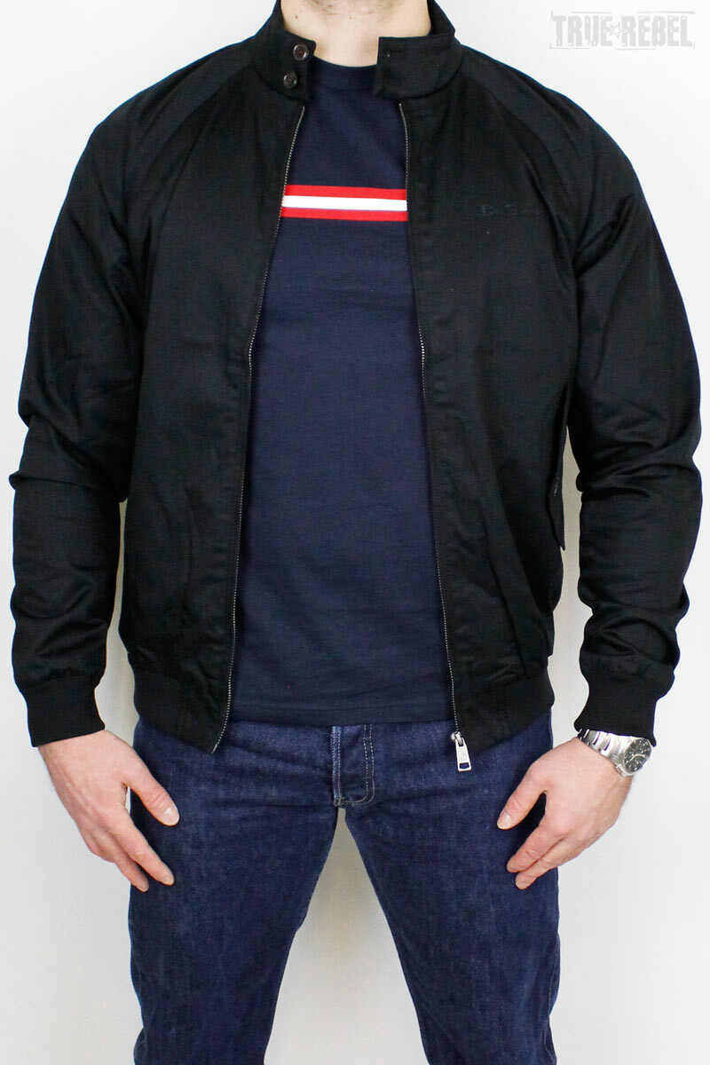 Ben Sherman Signature Harrington Jacket Black