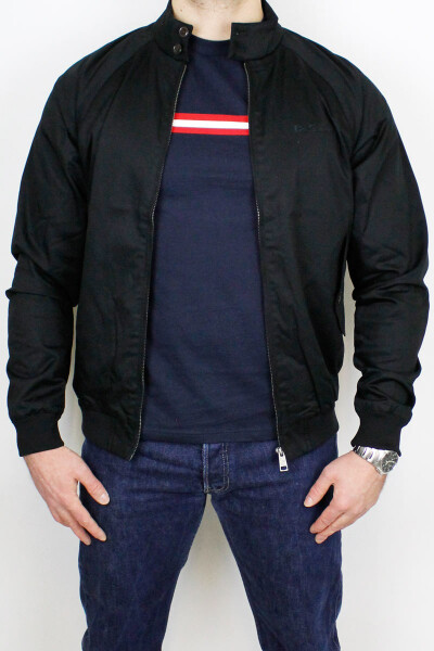 Ben Sherman Jacket Harrington Signature Black