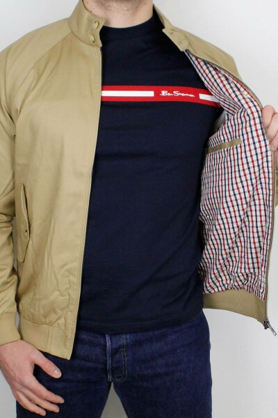 Ben Sherman Jacket Harrington Signature Sand