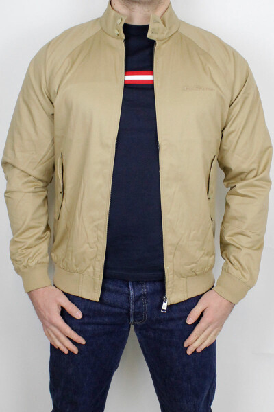 Ben Sherman Signature Harrington Jacket Sand