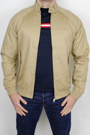 Ben Sherman Signature Harrington Jacket Sand