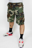 True Rebel Shorts Cargo Ripstop Camouflage