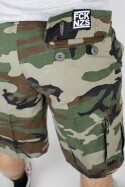 True Rebel Shorts Cargo Ripstop Camouflage