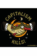 Sticker Capitalism Kills (10x10cm, 25 Stck)