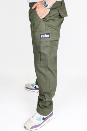True Rebel Pants Cargo Olive S