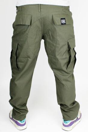 True Rebel Pants Cargo Olive S