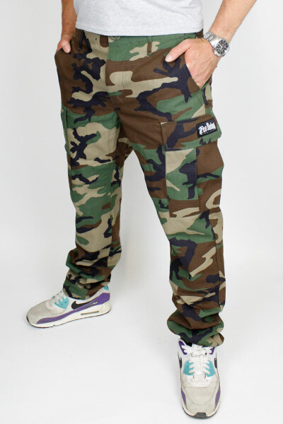 True Rebel Pants Cargo Camouflage S