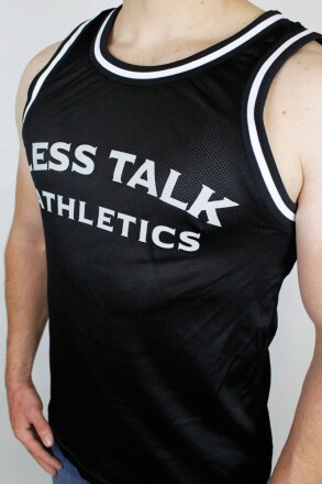Less Talk Mesh Tanktop Athletics Black