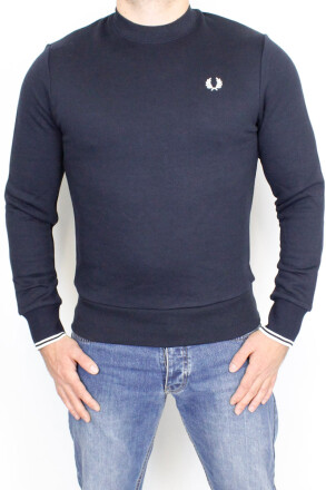 Fred Perry Sweater Crew Neck Navy