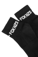 Sixblox. Quarter Socks FCK NZS Black