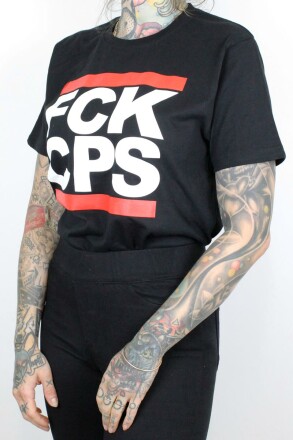 True Rebel T-Shirt FCK CPS Black