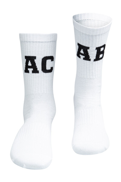 Sixblox. Socks ACAB White Black EU43-46