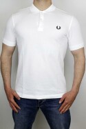 Fred Perry Polo Shirt White Black