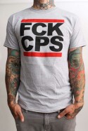 True Rebel T-Shirt FCK CPS Grey
